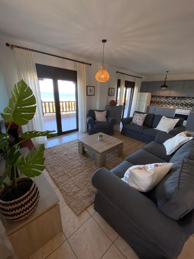 לריסוס Sea View Villa Anastasia מראה חיצוני תמונה